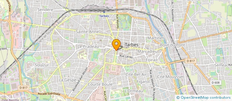 localisation de l'entreprise AGENCE IMMOBILIA  TARBES