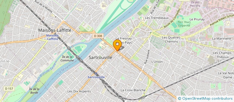 localisation de l'entreprise AGENCE IMMOBILIER 2000 à SARTROUVILLE