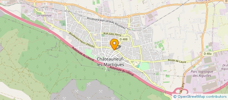 localisation de l'entreprise AGENCE IMMOBILIERE 2GG  CHATEAUNEUF-LES-MARTIGUES