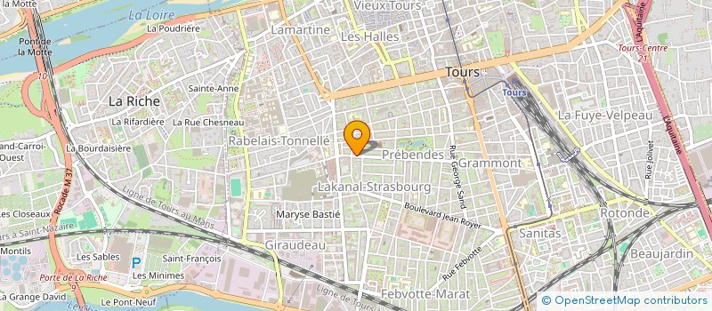 localisation de l'entreprise AGENCE IMMOBILIERE A VOCATION SOCIALE 37 à TOURS