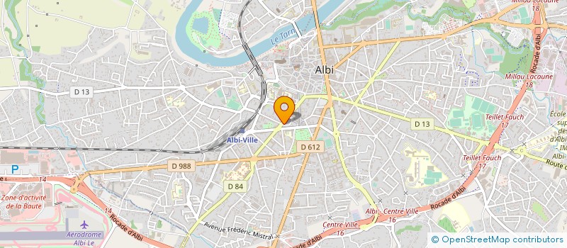 localisation de l'entreprise AGENCE IMMOBILIERE ALBIGEOISE à ALBI