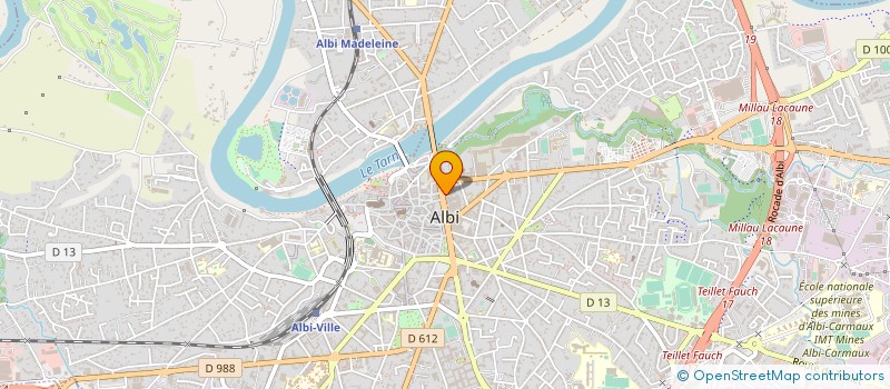 localisation de l'entreprise AGENCE IMMOBILIERE ALBIGEOISE ET LANGUEDOCIENNE  MONTAUBAN