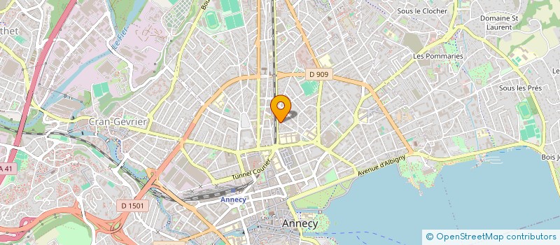 localisation de l'entreprise AGENCE IMMOBILIERE ANNECIENNE à ANNECY