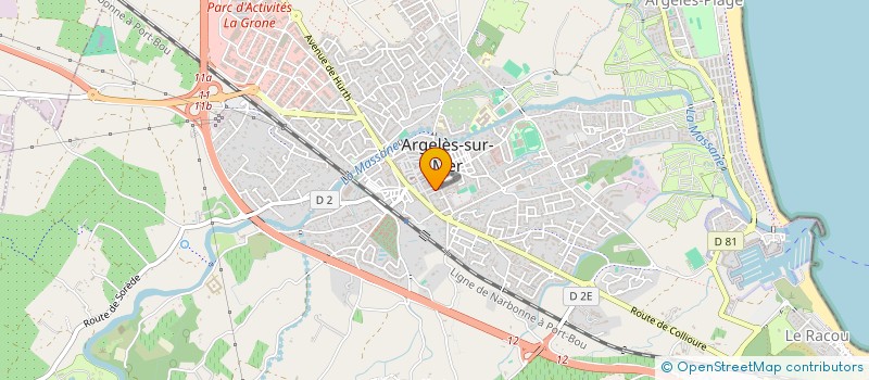 localisation de l'entreprise AGENCE IMMOBILIERE ARGELES   MER  ARGELES-SUR-MER