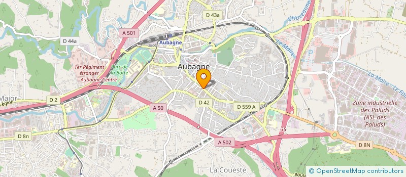 localisation de l'entreprise AGENCE IMMOBILIERE BRESSON à AUBAGNE