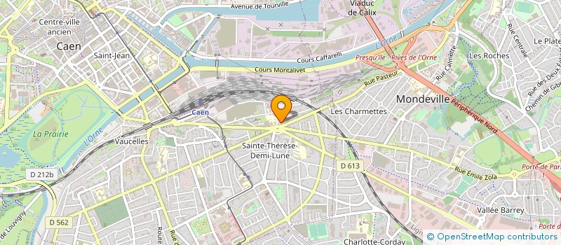 localisation de l'entreprise AGENCE IMMOBILIERE CAENNAISE à CAEN