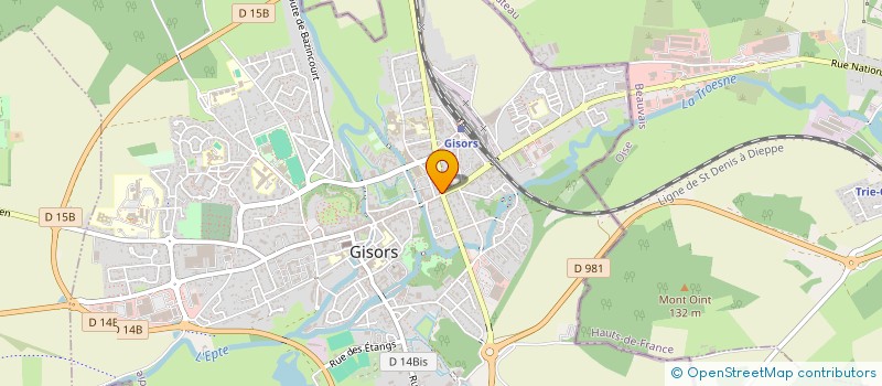 localisation de l'entreprise AGENCE IMMOBILIERE CARON à GISORS