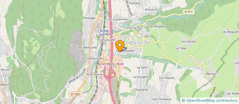 localisation de l'entreprise AGENCE IMMOBILIERE COLIN  GRESY-SUR-AIX