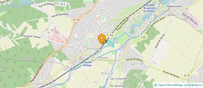 localisation de l'entreprise AGENCE IMMOBILIERE DE BREUILLET - AIB à BREUILLET