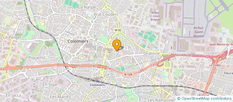 localisation de l'entreprise AGENCE IMMOBILIERE DE COLOMIERS à COLOMIERS