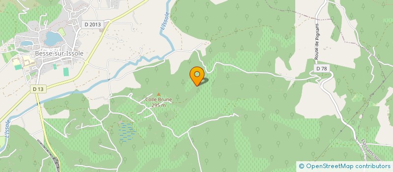 localisation de l'entreprise AGENCE IMMOBILIERE DE L'ISSOLE  BESSE-SUR-ISSOLE