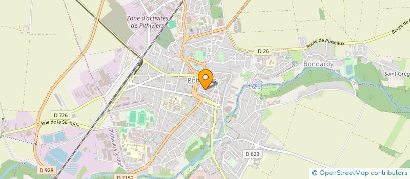 localisation de l'entreprise AGENCE IMMOBILIERE DE LA FONTAINE  PITHIVIERS