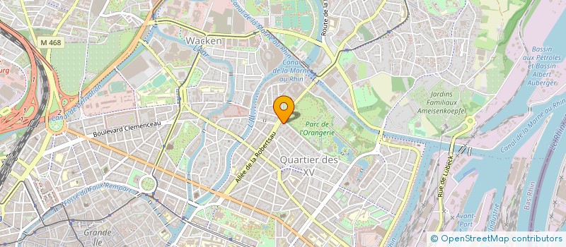 localisation de l'entreprise AGENCE IMMOBILIERE DE LA ROBERTSAU à STRASBOURG