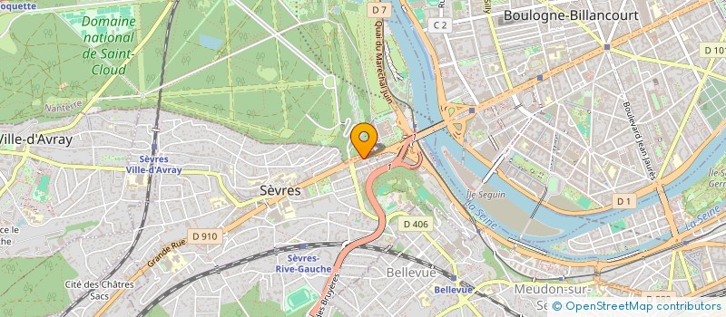 localisation de l'entreprise AGENCE IMMOBILIERE DE SEVRES à SEVRES