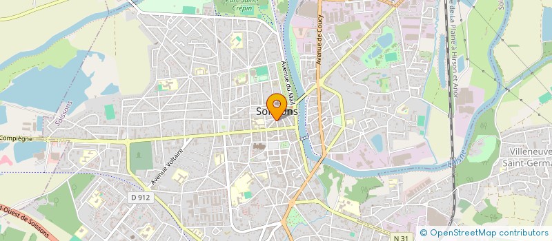localisation de l'entreprise AGENCE IMMOBILIERE DIFFERENTE & NOUVELLE à SOISSONS