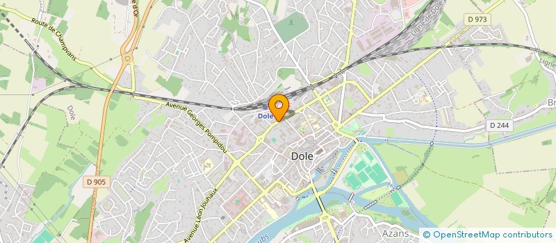 localisation de l'entreprise AGENCE IMMOBILIERE DOLOISE à DOLE
