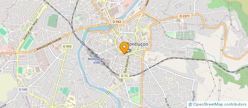 localisation de l'entreprise AGENCE IMMOBILIERE DU CENTRE à MONTLUCON