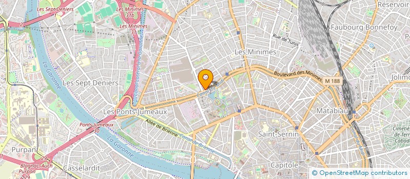 localisation de l'entreprise AGENCE IMMOBILIERE DU COMMERCE  TOULOUSE