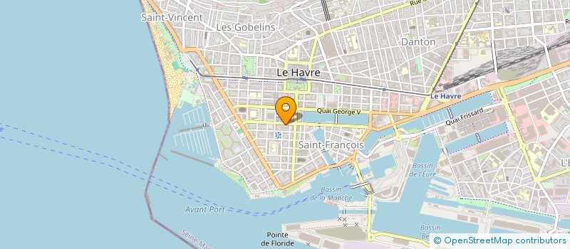 localisation de l'entreprise AGENCE IMMOBILIERE DU FORUM  LE HAVRE