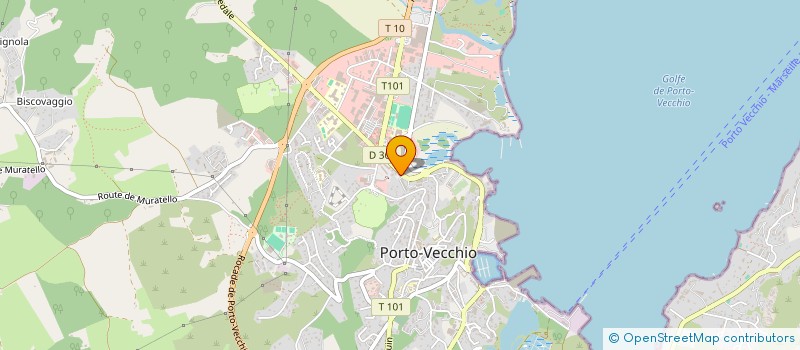 localisation de l'entreprise AGENCE IMMOBILIERE DU GOLFE à PORTO-VECCHIO