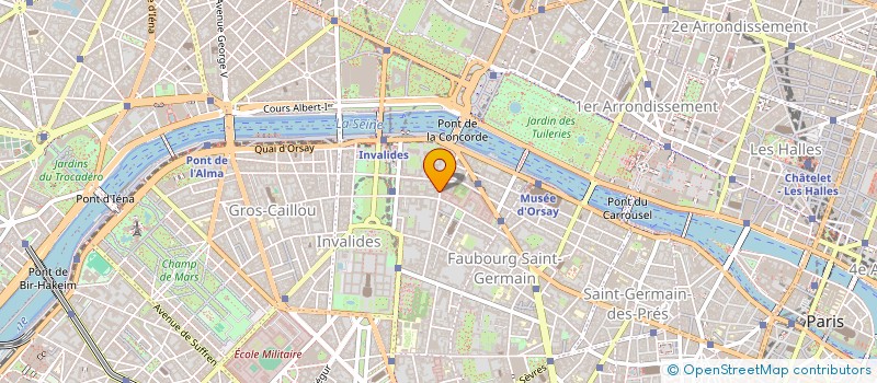 localisation de l'entreprise AGENCE IMMOBILIERE DU PALAIS  PARIS