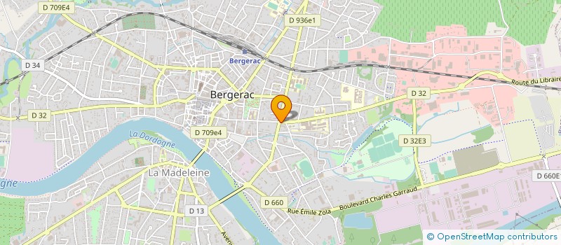 localisation de l'entreprise AGENCE IMMOBILIERE DU PERIGORD à BERGERAC