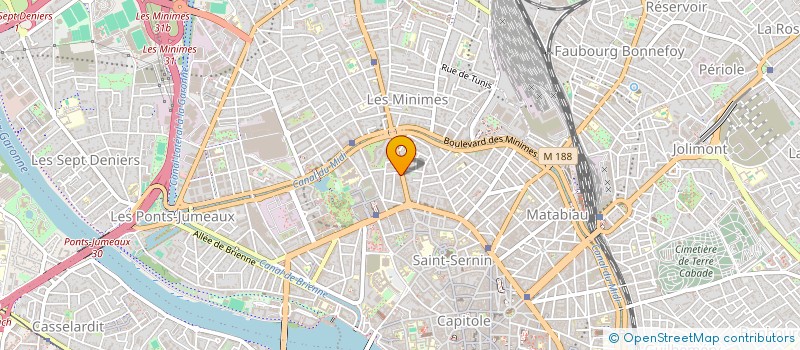 localisation de l'entreprise AGENCE IMMOBILIERE DU SOLEIL à TOULOUSE