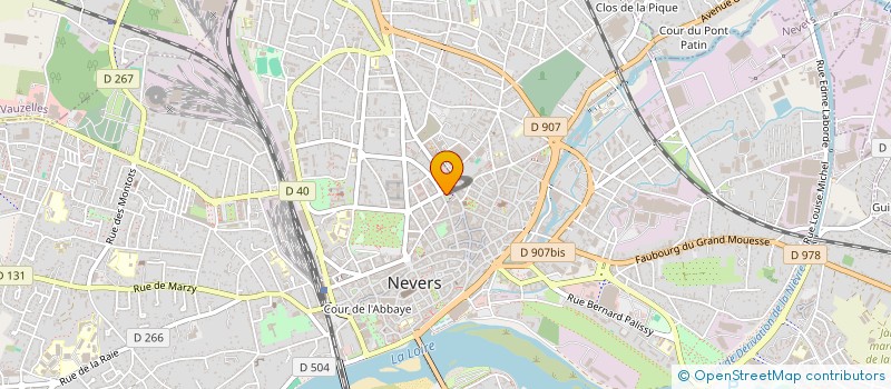 localisation de l'entreprise AGENCE IMMOBILIERE DU SQUARE à NEVERS