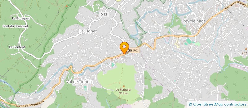 localisation de l'entreprise AGENCE IMMOBILIERE DU TIGNET à LE TIGNET