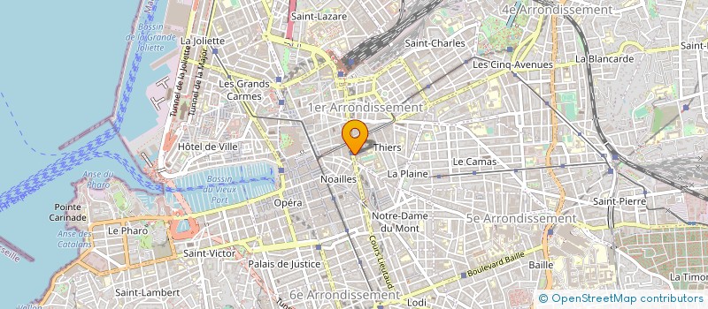 localisation de l'entreprise AGENCE IMMOBILIERE DURAND à MARSEILLE