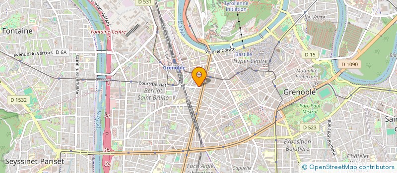 localisation de l'entreprise AGENCE IMMOBILIERE GRENOBLOISE à GRENOBLE
