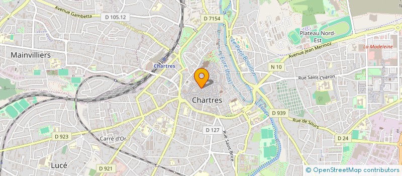 localisation de l'entreprise AGENCE IMMOBILIERE INTERPROMOTION à CHARTRES