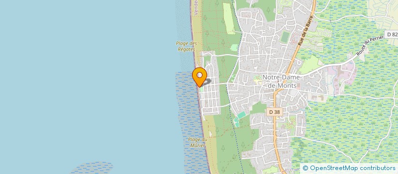 localisation de l'entreprise AGENCE IMMOBILIERE KENAVO  NOTRE-DAME-DE-MONTS