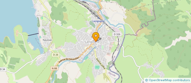 localisation de l'entreprise AGENCE IMMOBILIERE LANGONAISE  LANGOGNE