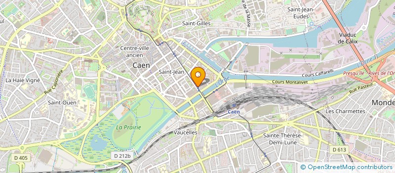 localisation de l'entreprise AGENCE IMMOBILIERE LEROY à CAEN