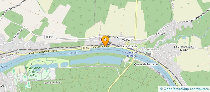 localisation de l'entreprise AGENCE IMMOBILIERE LES CYGNES  CHARTRETTES