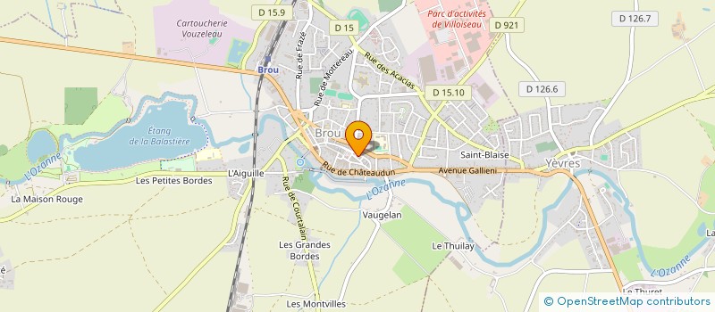 localisation de l'entreprise AGENCE IMMOBILIERE LES LOGIS DE BROU à BROU