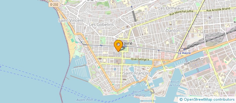 localisation de l'entreprise AGENCE IMMOBILIERE MARIE à LE HAVRE