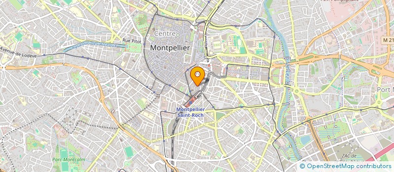 localisation de l'entreprise AGENCE IMMOBILIERE MODERNE  MONTPELLIER
