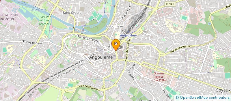 localisation de l'entreprise AGENCE IMMOBILIERE ONLINE à ANGOULEME