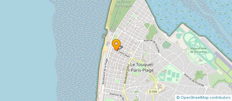 localisation de l'entreprise AGENCE IMMOBILIERE PARE à LE TOUQUET-PARIS-PLAGE