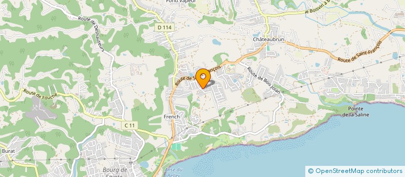 localisation de l'entreprise AGENCE IMMOBILIERE PENSER PATRIMOINE  SAINTE-ANNE