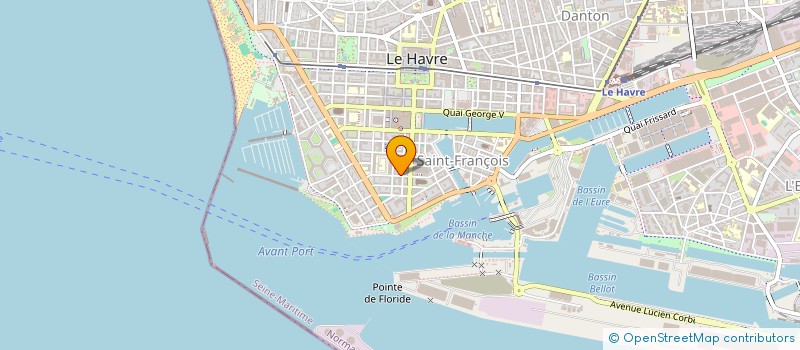 localisation de l'entreprise AGENCE IMMOBILIERE PH.BONNET à LE HAVRE