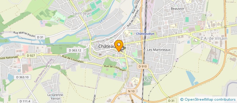 localisation de l'entreprise AGENCE IMMOBILIERE ROBINET à CHATEAUDUN