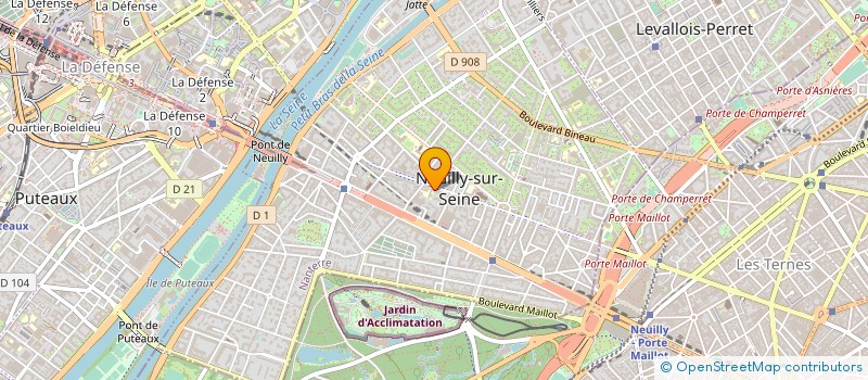 localisation de l'entreprise AGENCE IMMOBILIERE SADONE à NEUILLY-SUR-SEINE