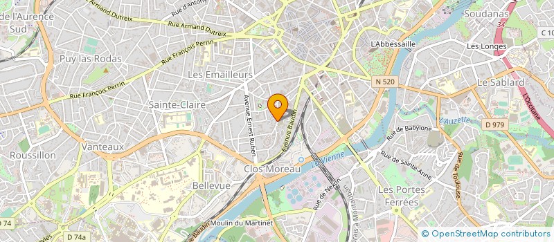 localisation de l'entreprise AGENCE IMMOBILIERE SOCIALE 87 à LIMOGES