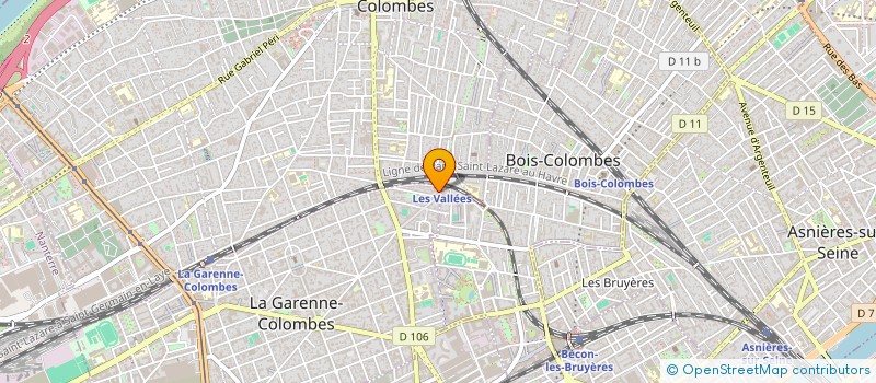localisation de l'entreprise AGENCE IMMOBILIERE THIRIET à COURBEVOIE
