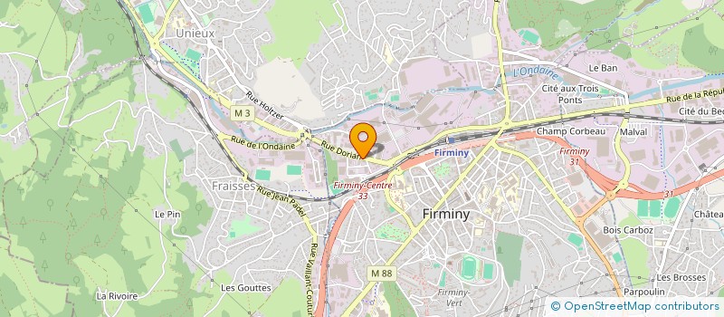 localisation de l'entreprise AGENCE IMMOBILIERE VAL DE LOIRE  FIRMINY