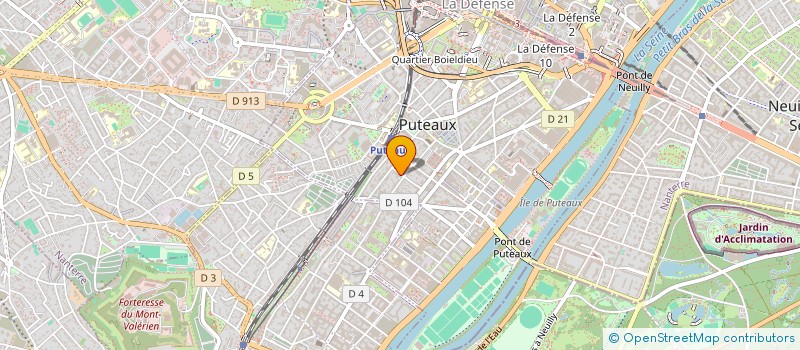 localisation de l'entreprise AGENCE IMPORT EXPORT EUROPEENNE à PUTEAUX
