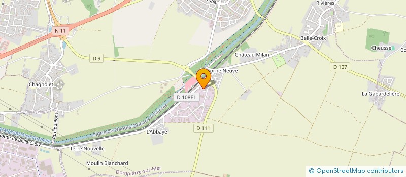 localisation de l'entreprise AGENCE IN SITU  DOMPIERRE-SUR-MER